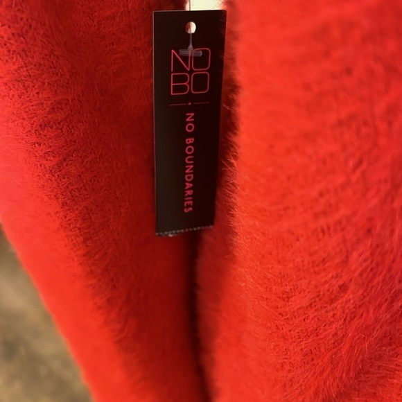 NWT No Boundaries Super Soft Juniors  XL (15-17) zip Up Sweater. - Picture 6 of 9